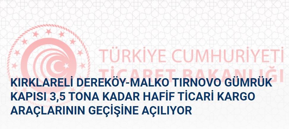 Dereköy Sınır Kapısı 3,5 Ton Altı Ticari Araç Geçişlerine Açıldı