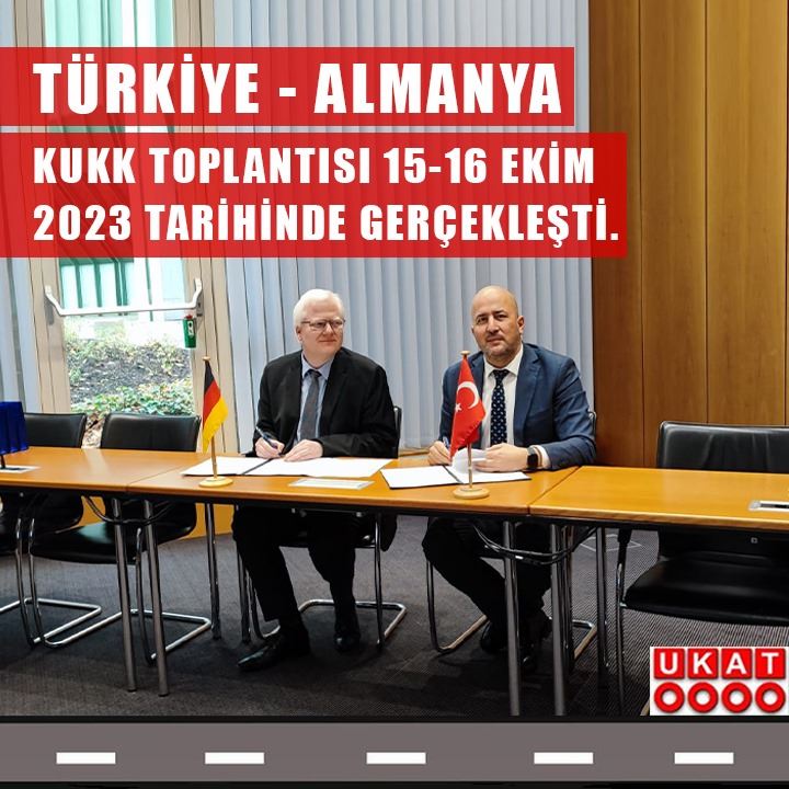 FW: Türkiye - Almanya KUKK Toplantısı 15-16 Ekim 2023 tarihinde gerçekleştirildi.