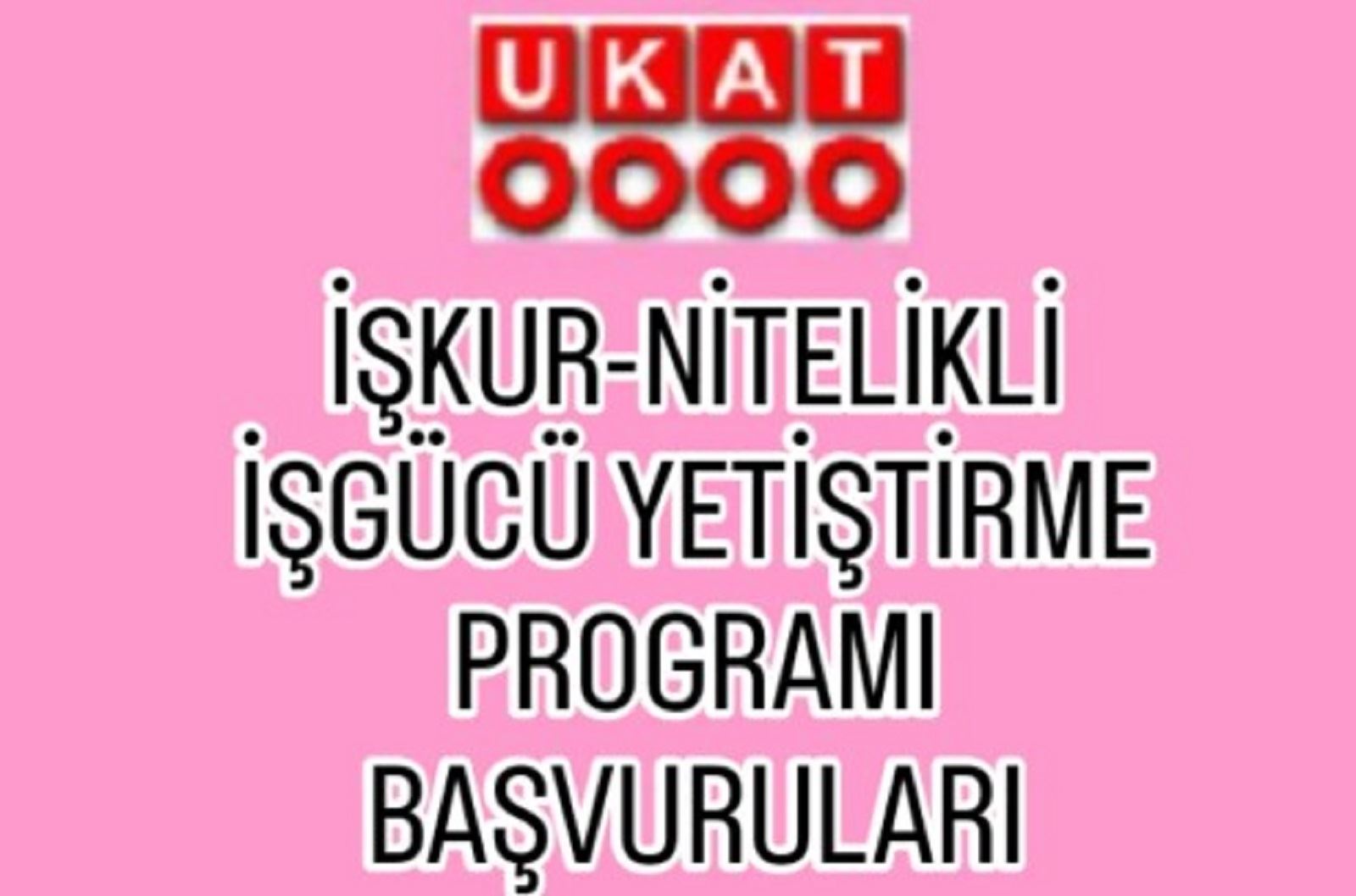 İŞKUR - NİTELİKLİ İŞGÜCÜ YETİŞTİRME PROGRAMI BAŞVURULARI
