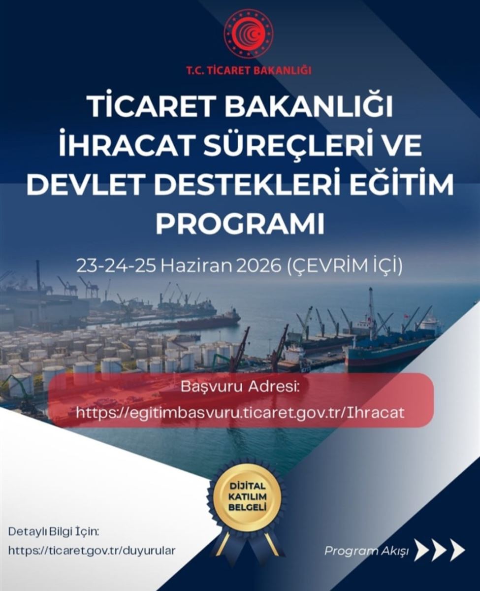 T.C. Ticaret Bakanlığı Hizmet İhracatı Devlet Destekleri 23-24-25 Haziran 2026